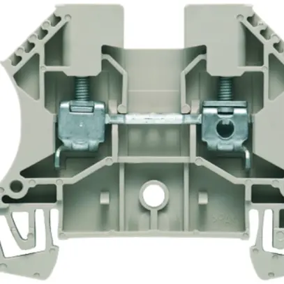 Borne de passage Weidmüller WDU connexion à vis 4mm² TS35 beige 