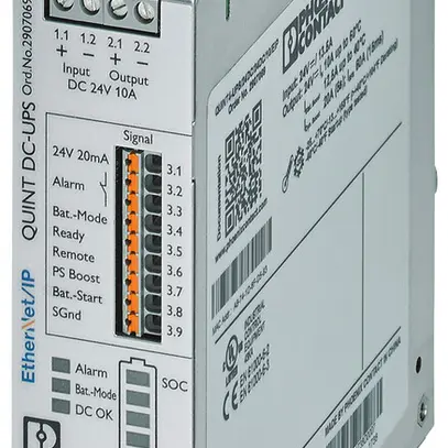 Impianto UPS PX QUINT4-UPS/24DC/24DC/10/EIP Modbus IN 24VDC OUT 24VDC/10A 