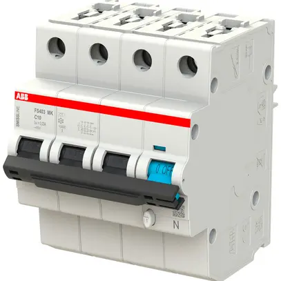 Disgiuntore differenziale ABB FS403MK SMISSLINE TP C-10A/30mA 3LN 10kA tipo F 