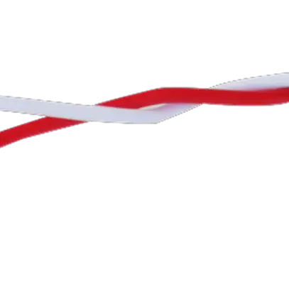 Fil de distribution V83 2x0,5 étamé bc-ro Bobine à 200m 