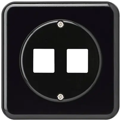 Kit di montaggio INC HMS basico C per 2 moduli nero 