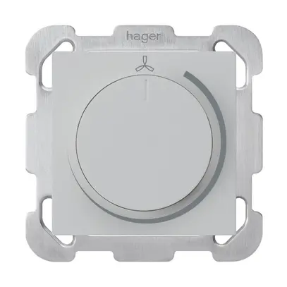 Régulateur de vitesse ENC gris clair kallysto 25…600VA avec plaque de fixation 