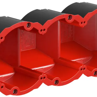 Boîte pour paroi creuse AGRO 3×1 Quickbox Maxi Ø83mm EI30-EI90 