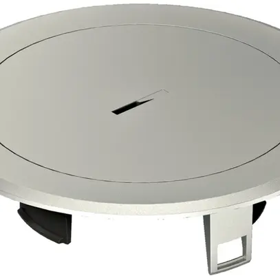 Couvercle Hager pour BSR02 métal argent 