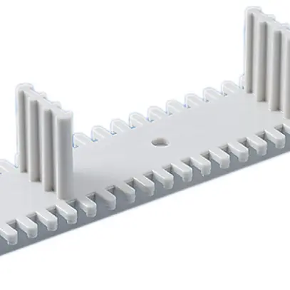 Supporto di cavo R&M KTR75 75mm rialzato grigio chiaro 