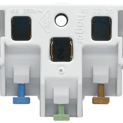 Inserto presa Hager T13/23 con morsetti innestabili 