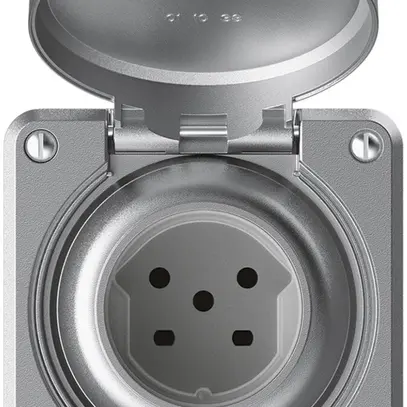 UP-Steckdose robusto 1×Typ 15 IP55 aluminium 
