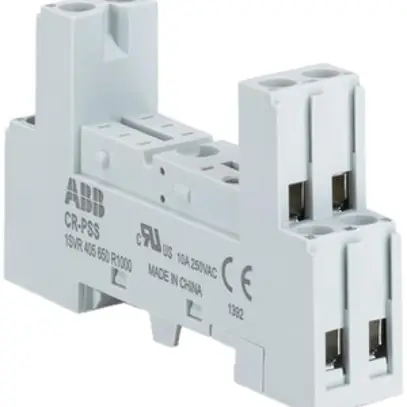 Socle ABB CR-PSS per relè CR-P 1C o 2C 