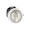 Contatto rotativo INC 1>0<2 bianco con manopola 