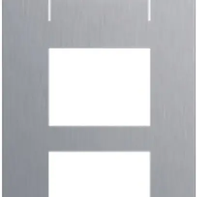 Telaio di copertura video ABB-Welcome, per 1/5 (5 moduli), ac-pr spazzolato 