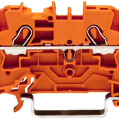 Borne de passage WAGO TopJob-S 4mm² 2L orange série 2004 
