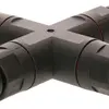 Raccord de câble MH dérivation X 3×0.5…2.5mm² Ø6.5…11mm Ø30×147×147mm IP68 noir 