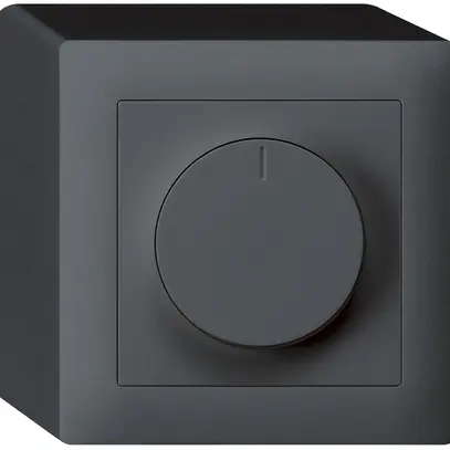 Variatore rotativo universale AP Hager kallysto 20…400W/VA antracite 