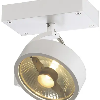 Plafonnier SLV KALU, GU10 75W IP20 blanc mat 