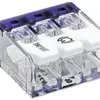 Borne de connexion Woertz 3P 0.2…4mm² leviers de commande incolore transparent 