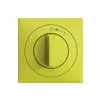 Kit frontale EDIZIOdue 0<-1 lemon 60×60mm per pulsante girevole 
