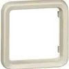 Placca di montaggio INC PLEXO 1×1 bianco 