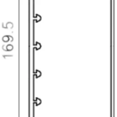 Canale d'installazione Bettermann WDK 60×170×2000mm grigio chiaro 