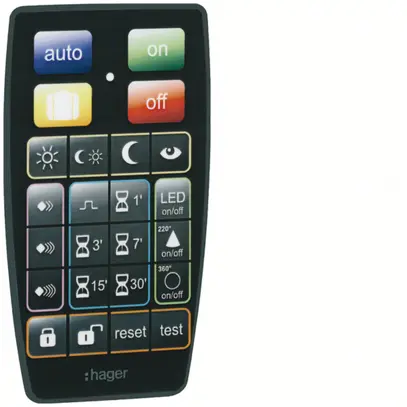 Télécommande Komfort pour EE85./86./87 Hager 