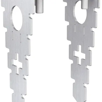 Pezzo di ancoraggio Hager SOCKET 80×94×150mm accia.pregiato p.colonna ESOCKET 