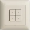 Interruttore tapparelle INC 2K/4T Edue Wiser crema 