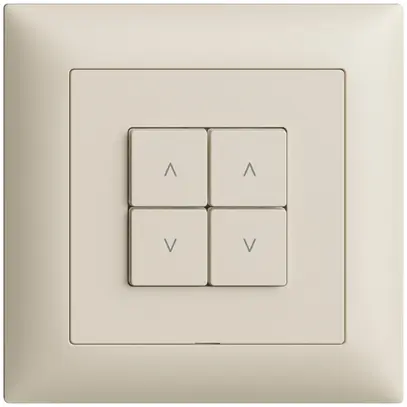 Interruttore tapparelle INC 2K/4T Edue Wiser crema 