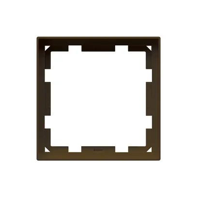 Quadro frontale KNX Hager kallysto per termostato marrone 