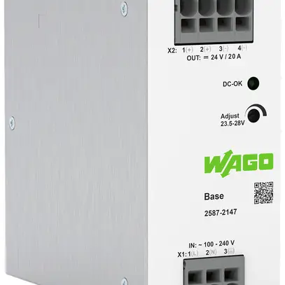 REG-Stromversorgung WAGO 90…264V 23…28V 20A 480W 