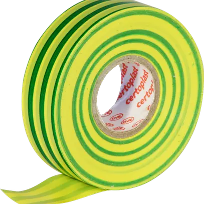 Bande autocollante Certoplast 601 20mm×25m vert/jaune 