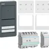 Kit audio elcom.home p.2appartamenti postazione interna bianco/esterna antracite 