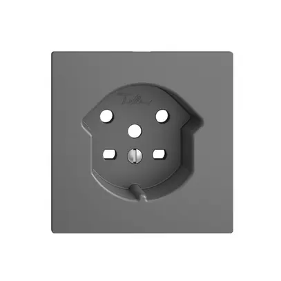 Placca frontale EDIZIOdue T15 grigio scuro 