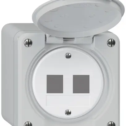 Kit di montaggio AP robusto HMS IP55 grigio per 2×modulo 