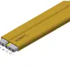 Cavo piatto Woertz Technofil 5×2.5mm² senza alogeni giallo B2ca Una lunghezza