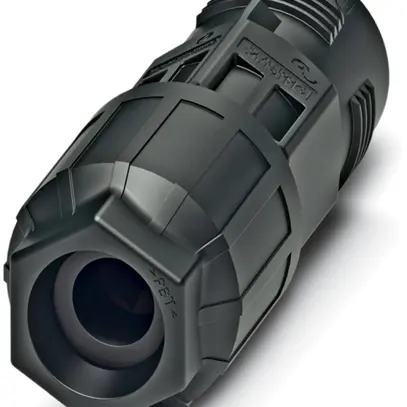 Connettore QUICKON 4LPE 0.5…1.5mm² Ø5…10mm 1×dado nero 