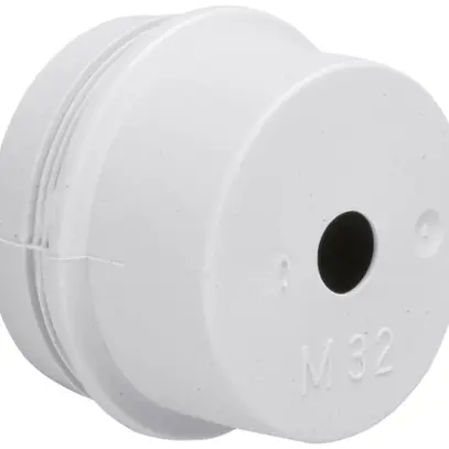 Douille passe-câble Hager 1 câble M32 matière synthétique gris 