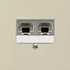 Scatola INC kallysto 2×RJ45s separato beige 