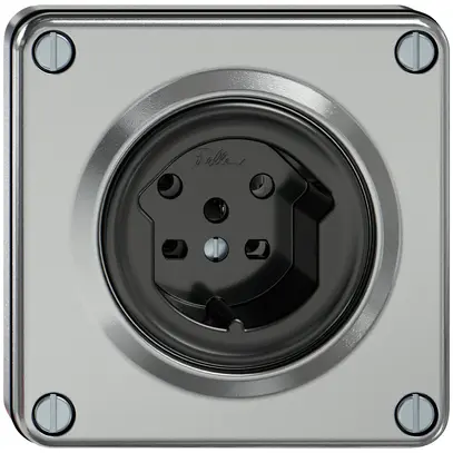 Presa INC ELEMENT SNAPFIX® 1×tipo 15 10A 440V IP20 all 