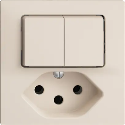 Combinaison ENC 1/3+3/1P+T13 EDIZIOdue crema 