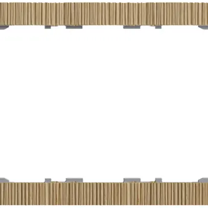 Cadre de recouvrement EDIZIOdue prestige pour KNX-Panel 7" horiz. chêne 