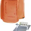 Boîte de dérivation AP Hensel 5 pôles 1.5…16mm² orange 
