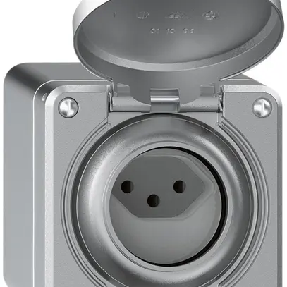 Presa AP robusto 1×tipo 13 IP55 alluminio 