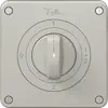 Interrupteur rotatif NEVO N.CO 1/1 L avec manette KS 0-1-1+2-2 gris clair 