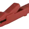 Morsetto coccodrillo AK 2 S 4mm sistema, isolato, rosso 