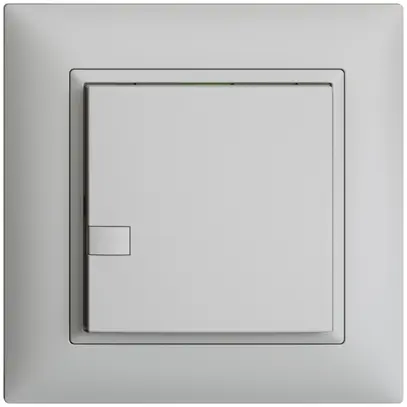 Pulsante INC KNX 1×EDIZIOdue grigio chiaro RGB senza LED 