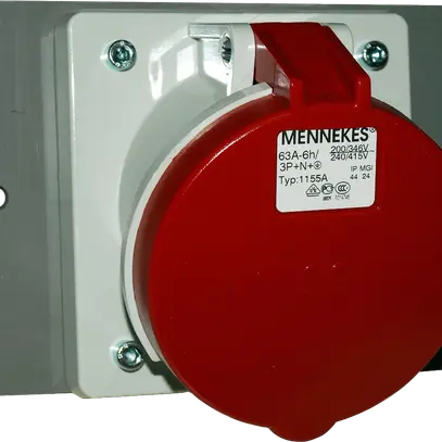 CEE-Steckdose Mennekes 6h schräg 