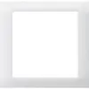 Telaio di copertura kallysto 80×100mm a innesto per scatola INS G3 bianco 