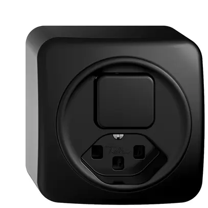 Combinaison AP 6/1L+T23 16A STANDARDdue noir 