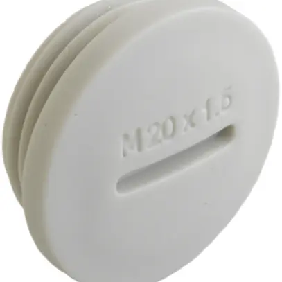 Bouchon de fermeture AGRO M20 gris clair 
