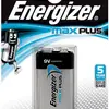 Pila alcalina Energizer Max Plus 6LR61 9V, blister a 1 pezzo 