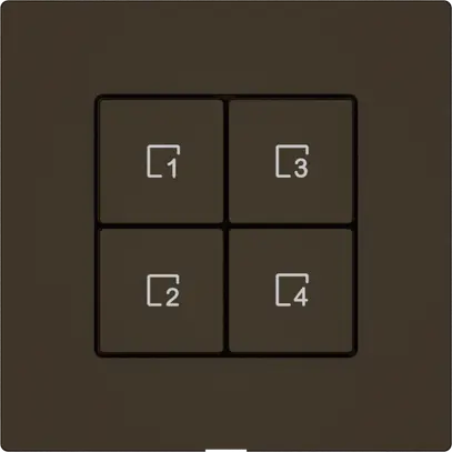 Pulsante scene EDIZIO.liv Wiser SNAPFIX® 4 scene 4 tasti ma 